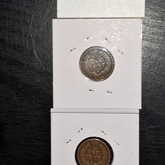 Lot of 9 1900's Indian Head Pennies... Nice Details... In Protective Sleeves - Picture 2 of 6